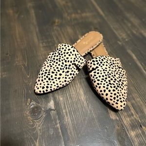 Polka dotted mules
